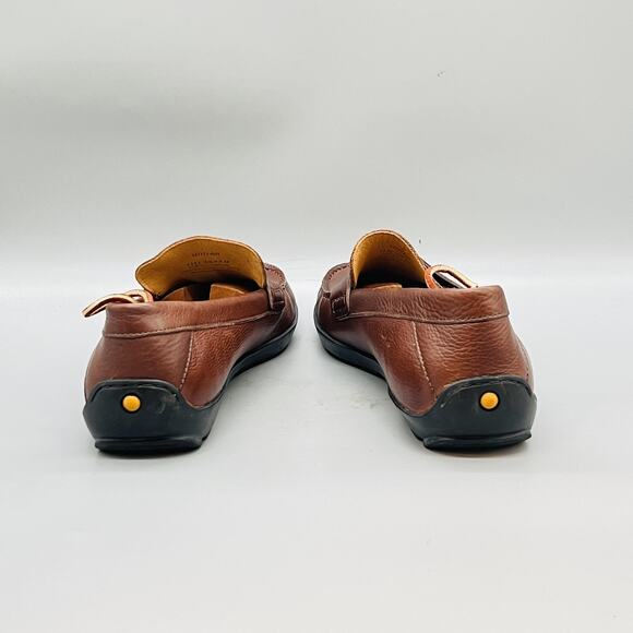 Samuel Hubbard Shoes Mens 9.5 Brown Leather Free Spirit Driver Penny Loafer main image 4